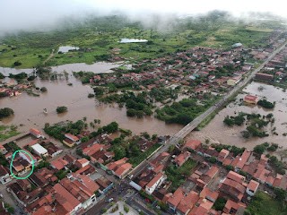 Chuva forte atinge Hidrolândia na madrugada e 40 famílias estão desalojadas