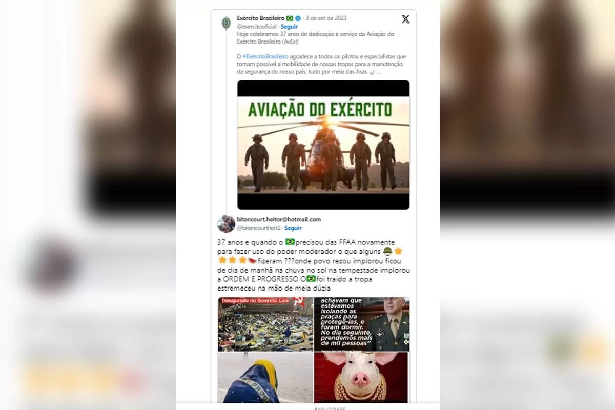 Bolsonaristas criticam Exército e pregam “fique em casa” no 7/9