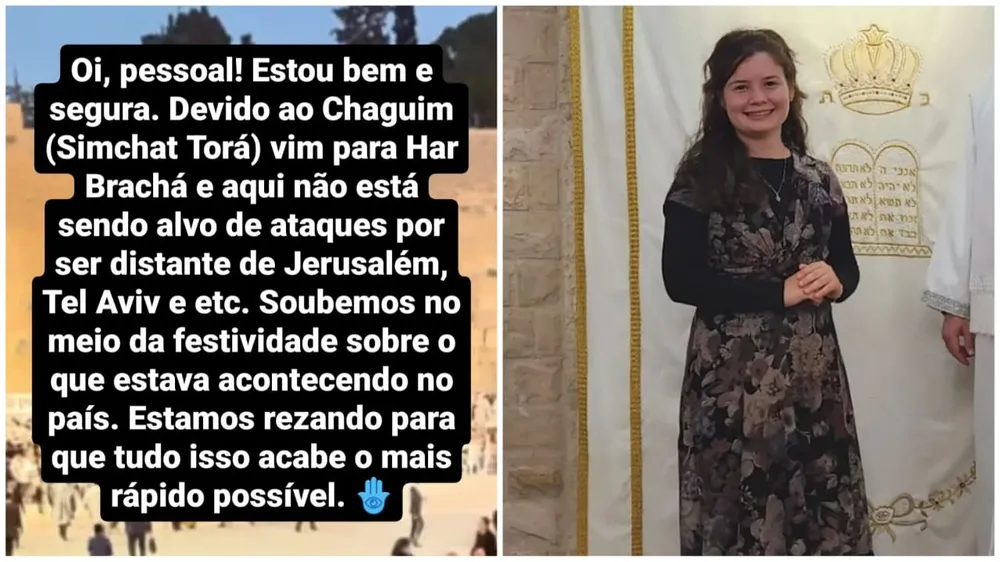 Cearense que estuda em Israel fala sobre incerteza de quando poderá voltar para casa em Jerusalém, após ataques