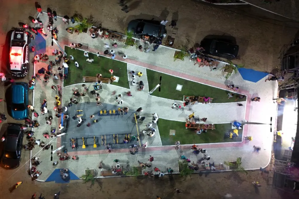 Praça Antônio Cícero Macedo é inaugurada no distrito de Trapiá 