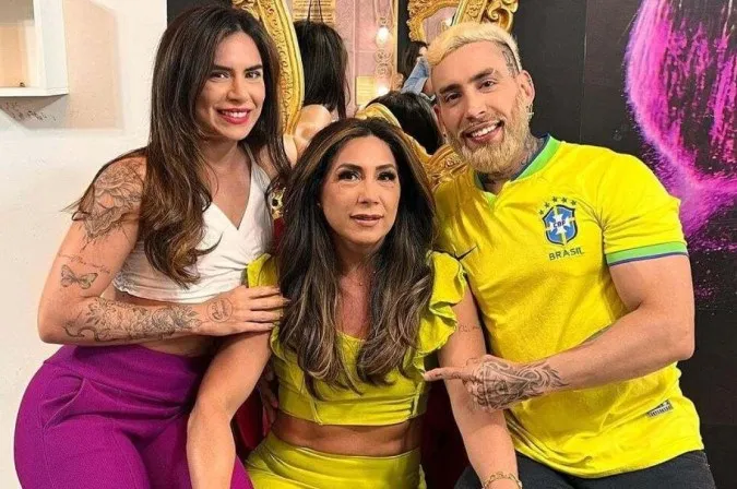 Foto: Reprodução/ Da esquerda para direita: Djidja, Cleudimar, Ademar 