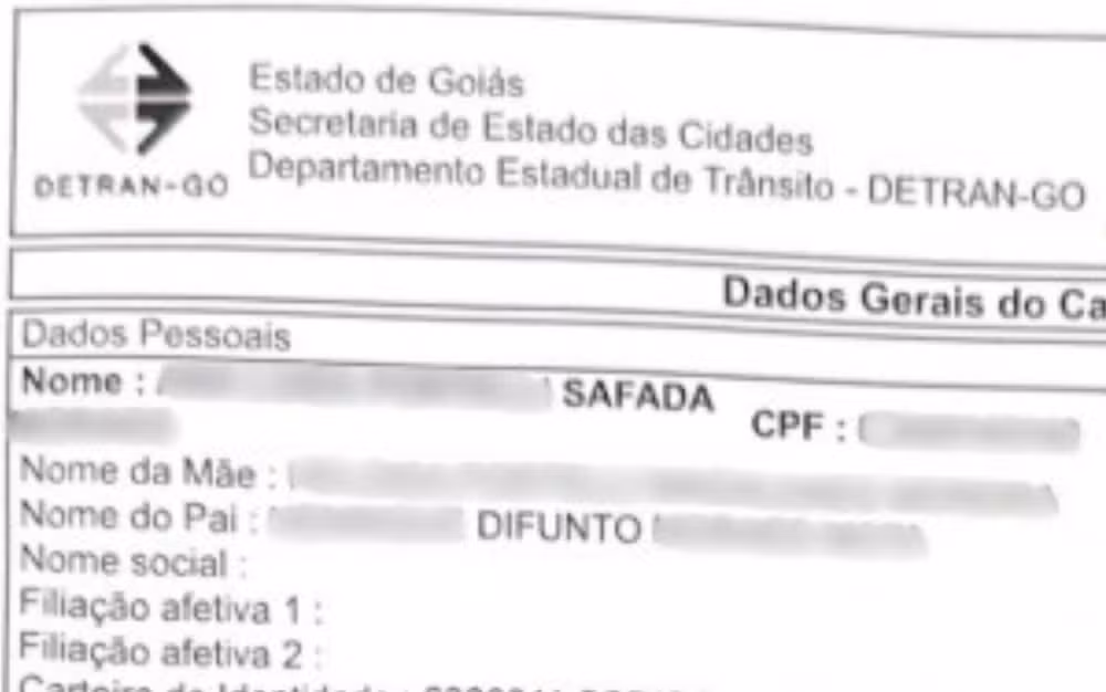 Estudante que teve nome trocado por ‘safada’ na CNH deve ser indenizada em R$ 12 mil, decide Justiça