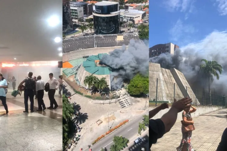 Deputados estaduais vão trabalhar de forma remota após incêndio na Assembleia Legislativa do Ceará