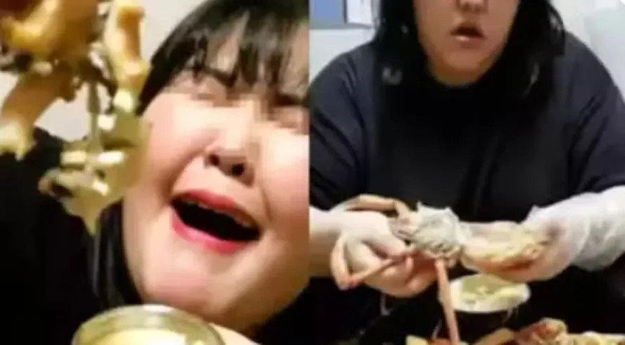 Mulher morre em 'live' tentando comer 10kg de comida em 10 horas