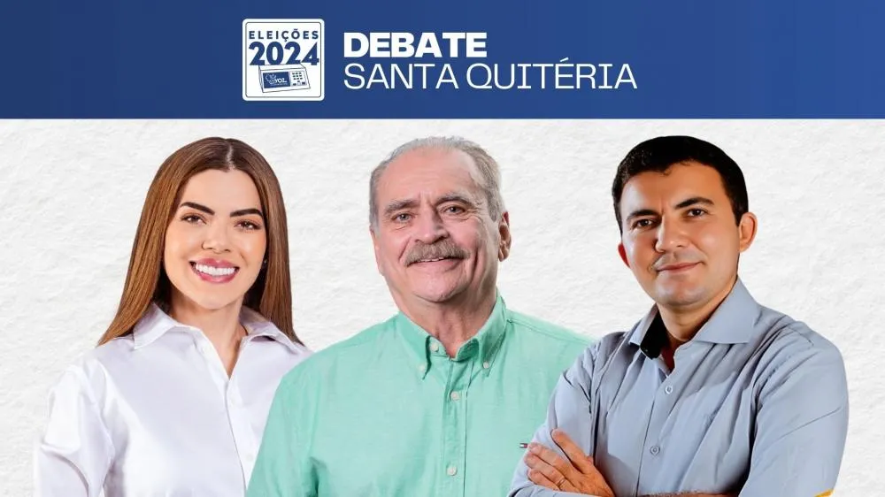 Tomás Figueiredo, Dra. Lígia e Evelardo Bié protagonizarão o primeiro debate eleitoral de Santa Quitéria