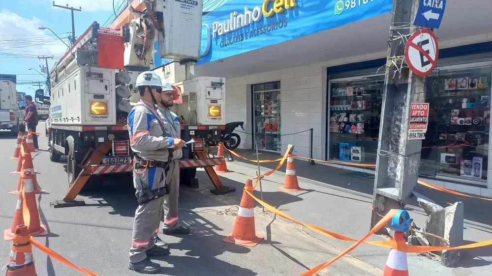 Ceará: mais de 160 postes de energia foram derrubados por colisões em 2024