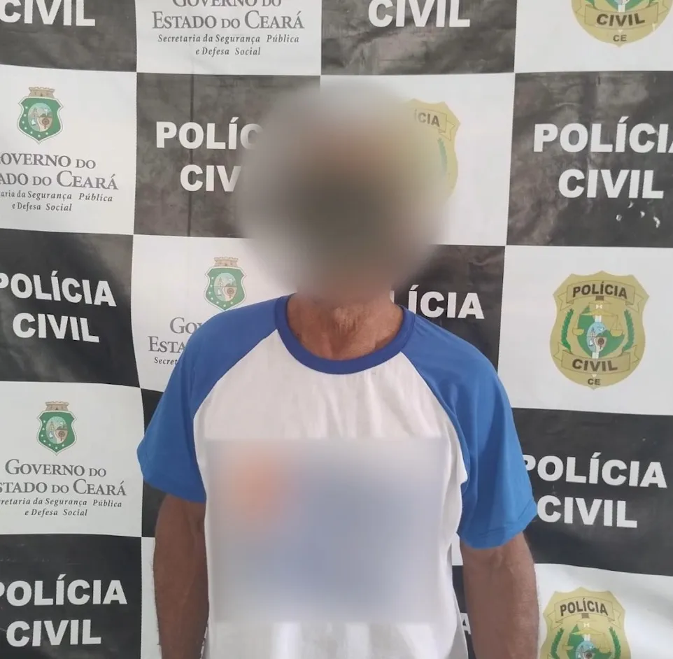 Suspeito de estuprar enteada de 7 anos é preso no Ceará após 4 anos foragido
