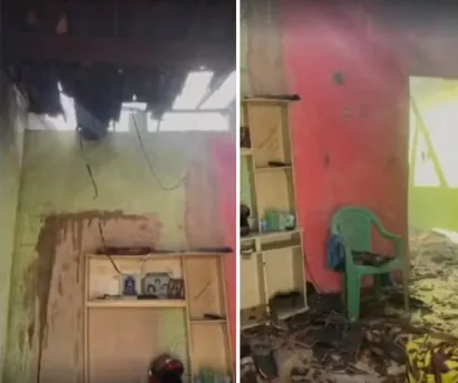 Homem põem fogo em casa da avó após ela não emprestar moto 