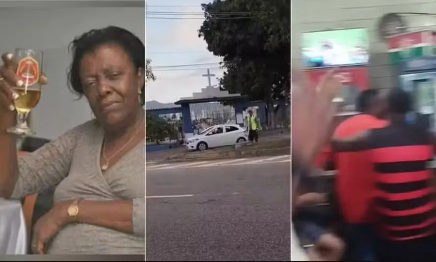 Família enterra idosa com litrão de cerveja no caixão e ainda molha a boca da morta com a bebida