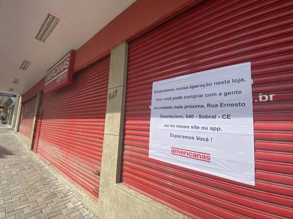 Americanas alega que fechamento em Santa Quitéria faz parte de “plano de transformação”