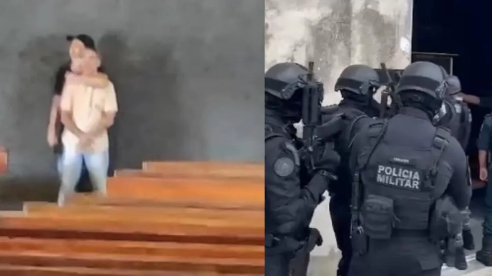 Homem é feito refém em igreja evangélica