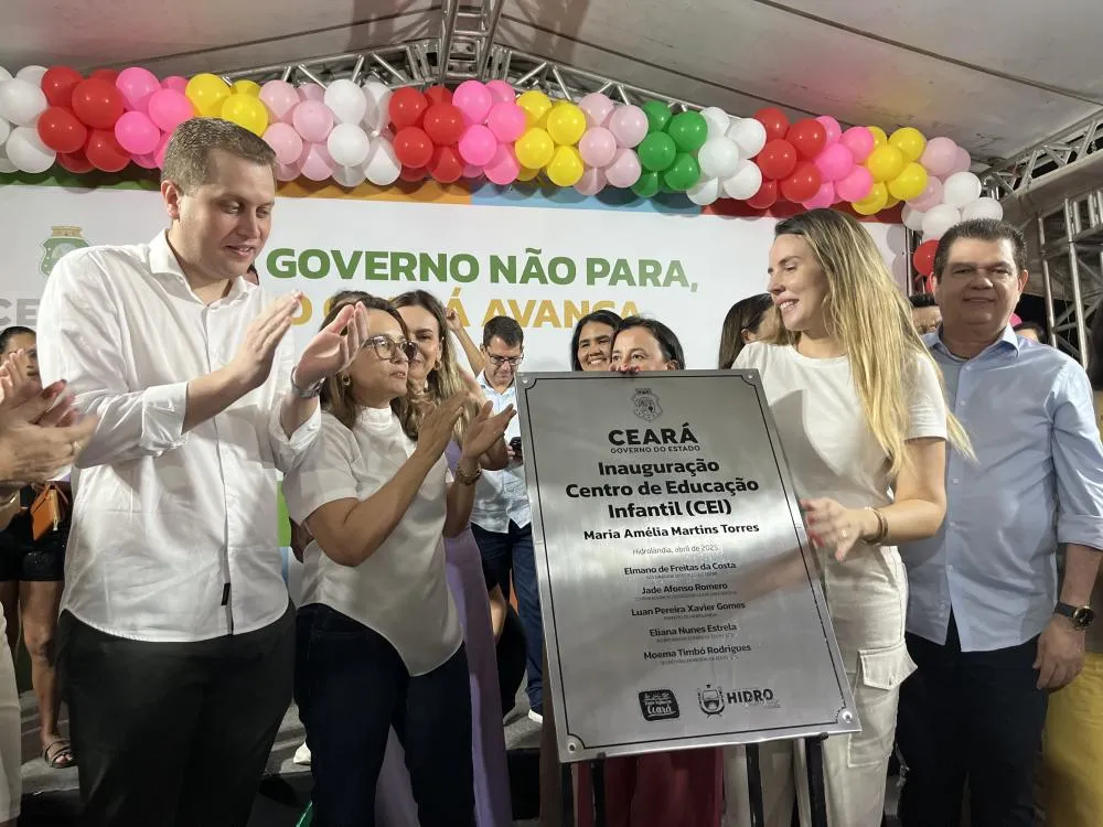 Centro de Educação Infantil é inaugurado em Hidrolândia, com a presença de Jade Romero