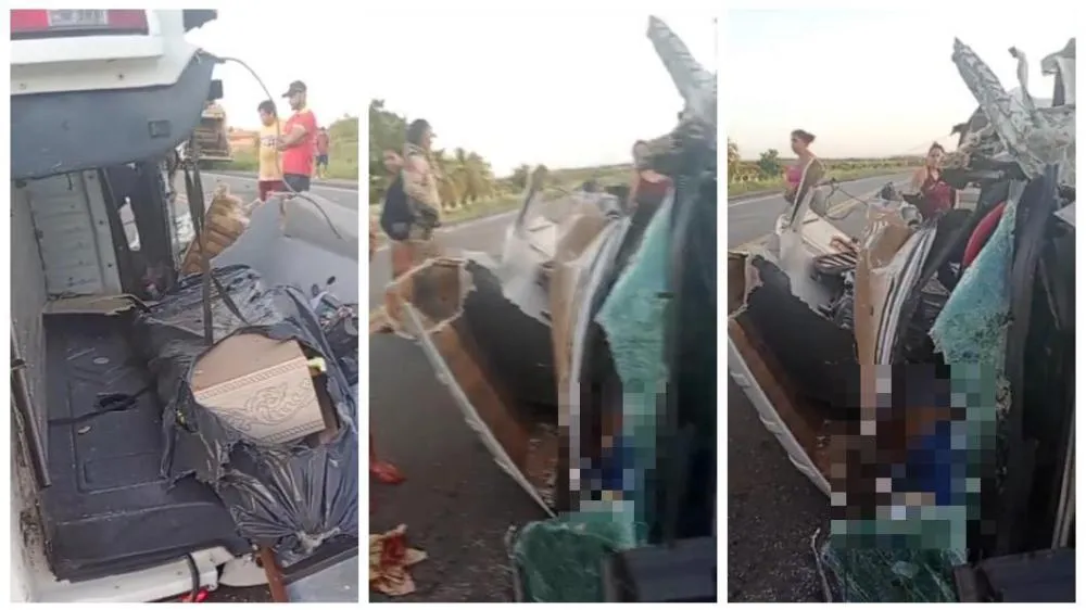 Motorista de carro funerário que levava corpo do Ceará para a Paraíba morre em acidente