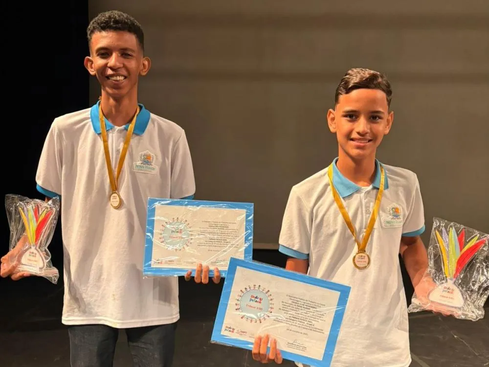 Estudantes de Nova Russas se destacam no Prêmio Peteca 2025