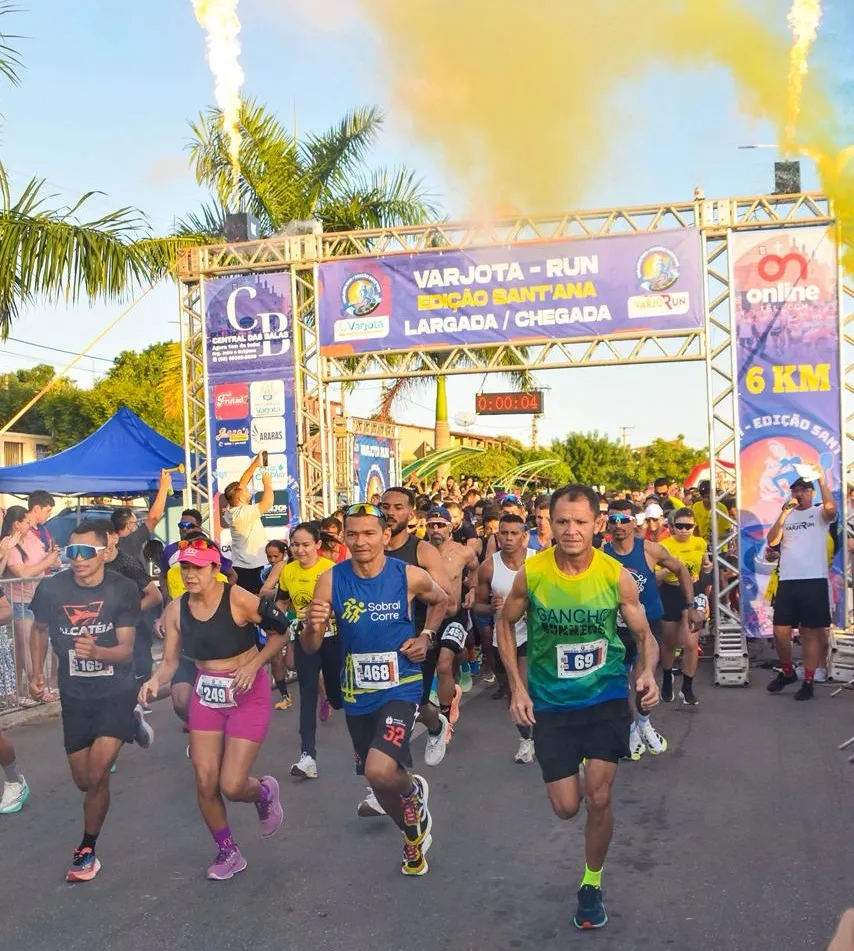 Corrida “Corre Varjota 41 anos” deve reunir quase 2 mil atletas durante aniversário do município
