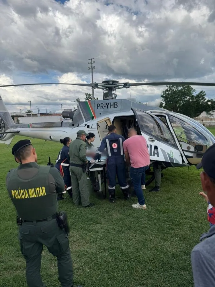 Santa Quitéria tem segundo caso de choque elétrico em 24 horas; homem é transferido para Fortaleza via Ciopaer