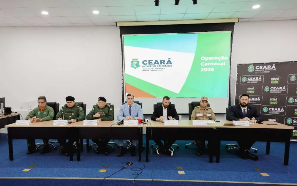 Operação Carnaval 2026 irá mobilizar 9.380 agentes de segurança por dia no Ceará, anuncia SSPDS