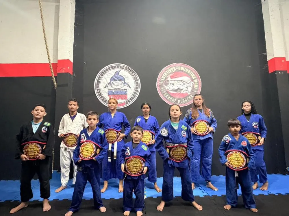 Atletas de Santa Quitéria conquistam títulos no Campeonato Cearense de Grappling