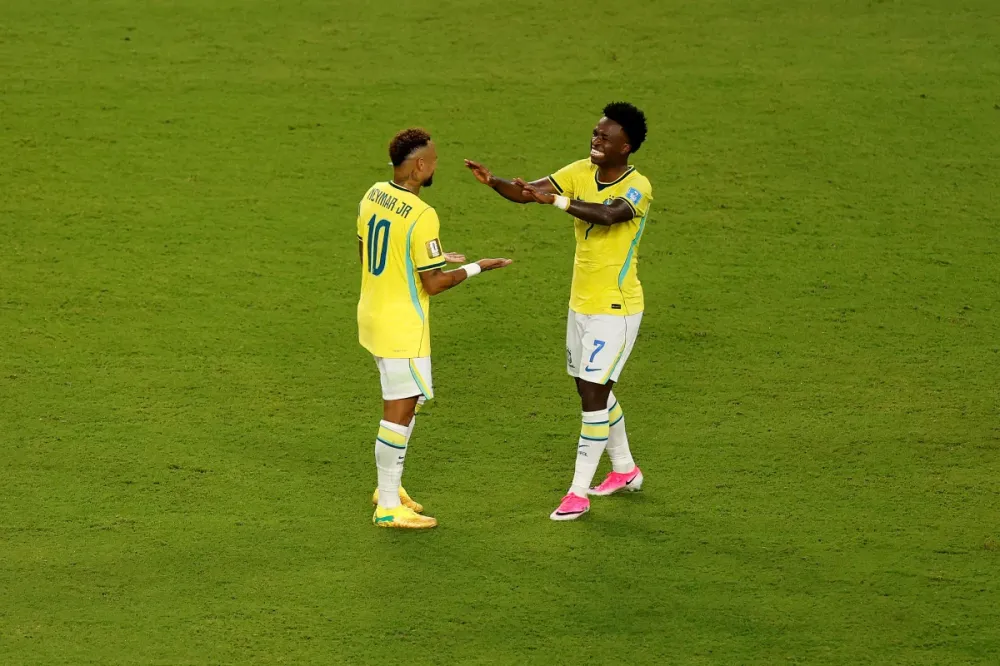 Vini Jr. alcança os mesmos números de Neymar na Copa do Mundo de 2014