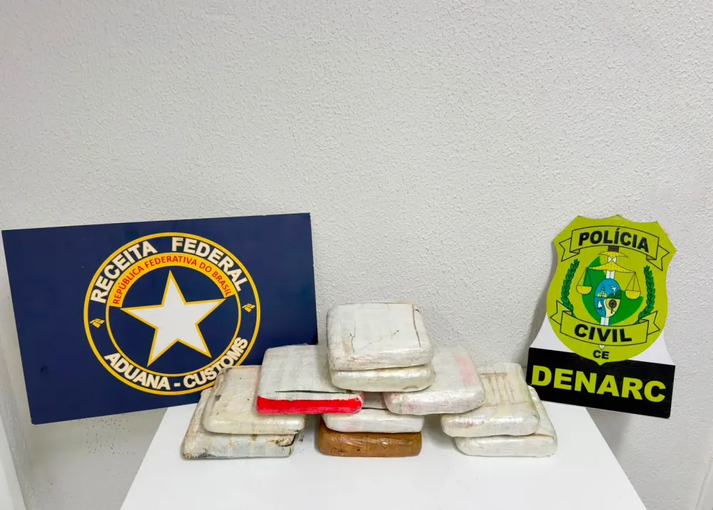 Receita Federal apreende 10 kg de ‘supermaconha’ enviada do Rio de Janeiro em transportadora de Fortaleza