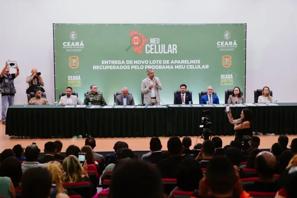 Ceará recupera mais de 18 mil celulares com programa Meu Celular