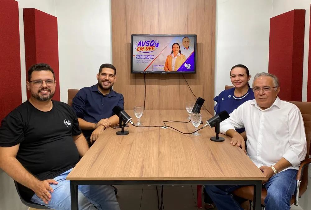 Podcast AVSQ em Off #78 - Antônio Martins e Virgínia Aguiar